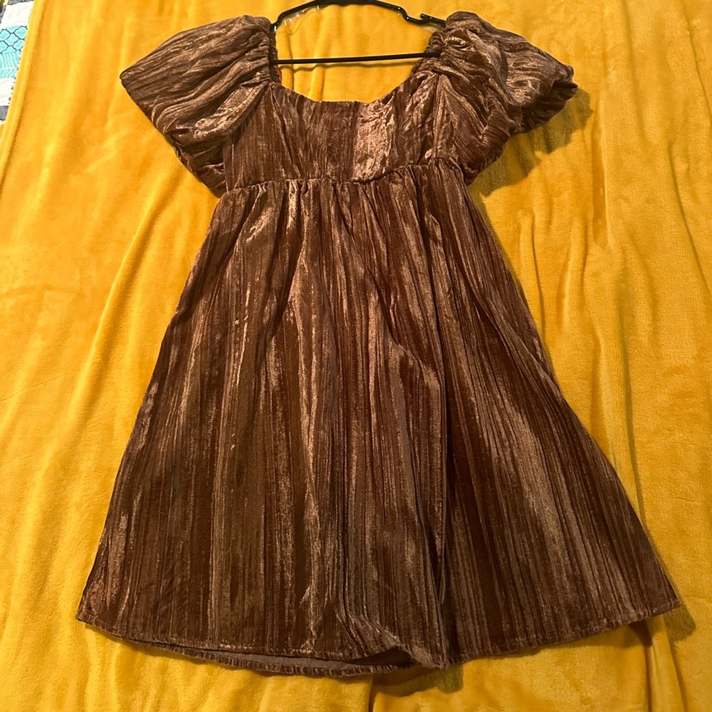 Frankie and Jules Wilimena Velvet Babydoll Dress